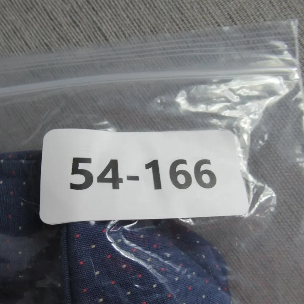 Banana Republic Shirt Mens XL Blue Polka Dot Slim Fit Button Long Sleeve Preppy